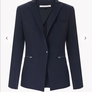Veronica beard navy scuba blazer